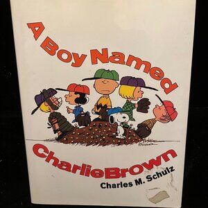 Boy Named Charlie Brown Book by Charles Schulz (2001, Hardcover) Peanuts Snoopy